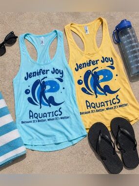 Aqua Fitness Tanks L XL Water Aerobics Pool Coverup Aqua Zumba